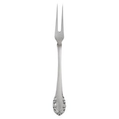 Vintage Georg Jensen Sterling Silver Lily of the Valley Cold Cuts Fork 144