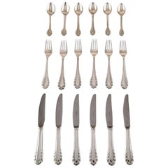 Georg Jensen Sterling Silver 'Lily of the Valley' Cutlery, Dinner Service