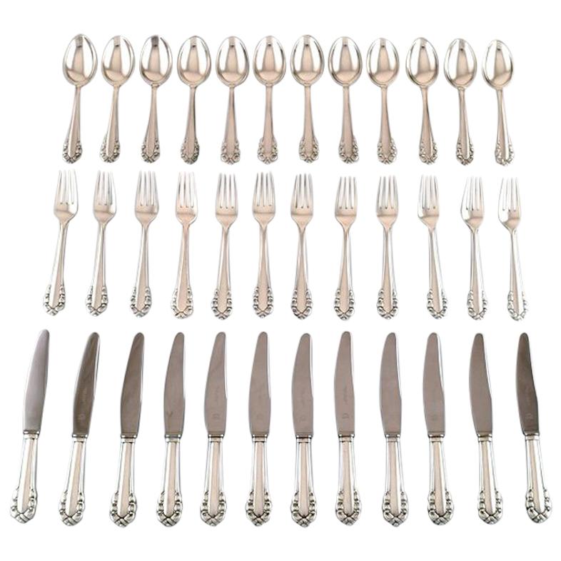 Georg Jensen Sterling Silver 
Lily of the Valley
 Cutlery, Lunch Service