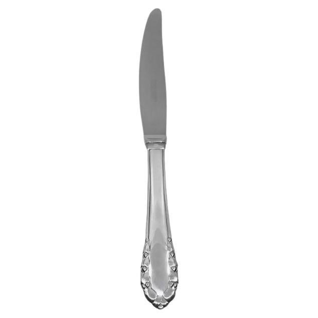 Georg Jensen Sterling Silver Lily of the Valley Dinner Knife Long Handle, 014 For Sale