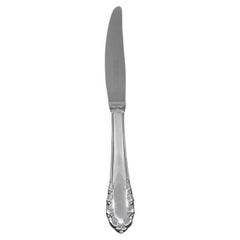 Couteau de table Lily of the Valley à manche long en argent sterling Georg Jensen, 014