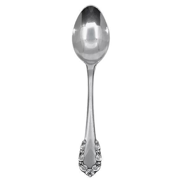 Georg Jensen Sterling Silver Lily of the Valley Teaspoon Large/Child Spoon 031 For Sale