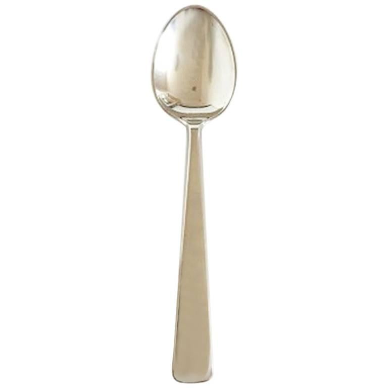 Georg Jensen Sterling Silver Margrethe Tea Spoon For Sale