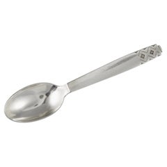 Cuillère à dessert Mayan 021 en argent sterling de Georg Jensen
