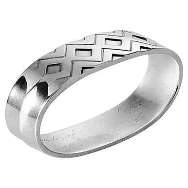 Georg Jensen Sterling Silver Mayan Napkin Ring 292 For Sale