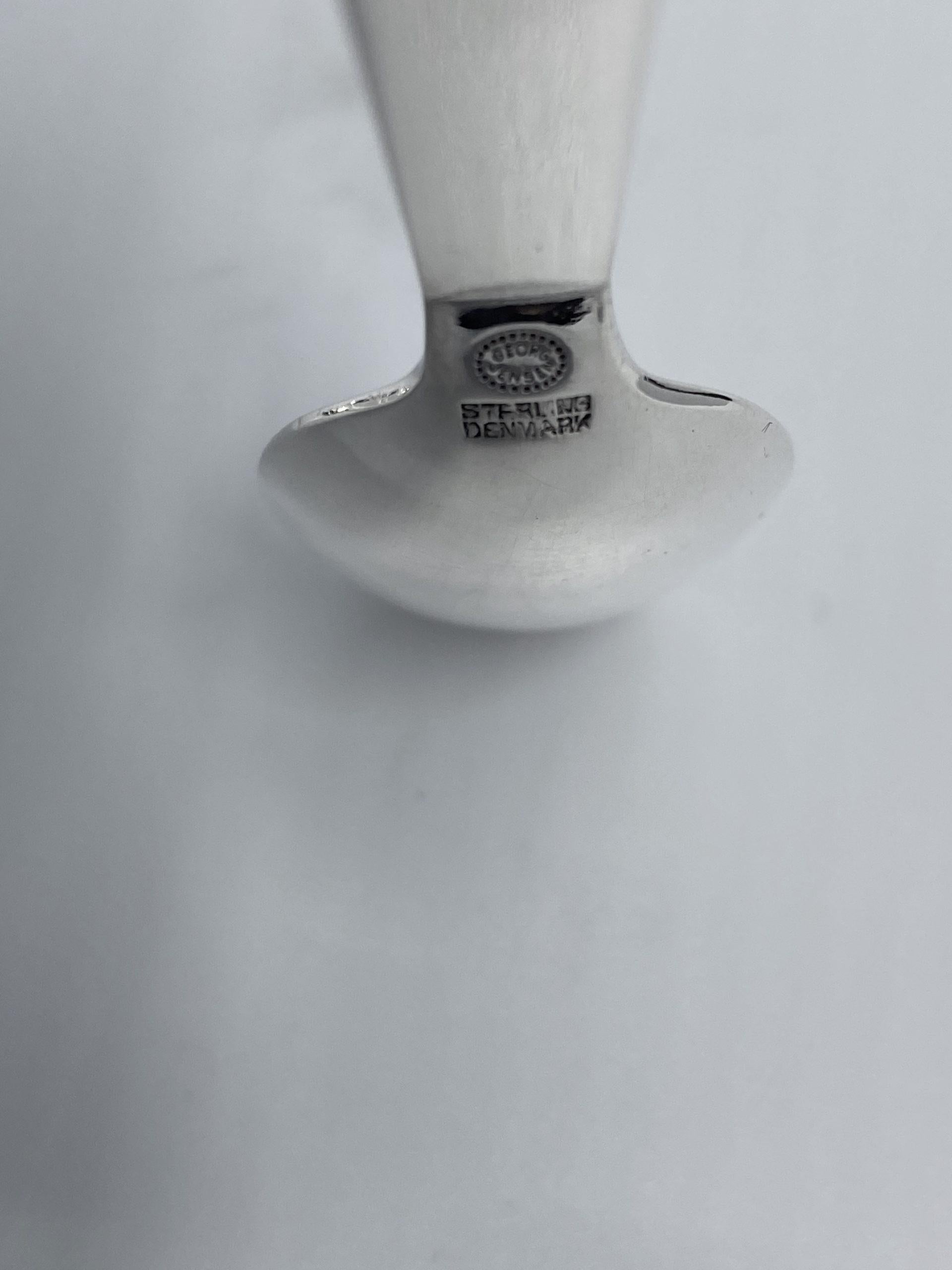 Danish Georg Jensen Sterling Silver Mayan Small Teaspoon 033 For Sale