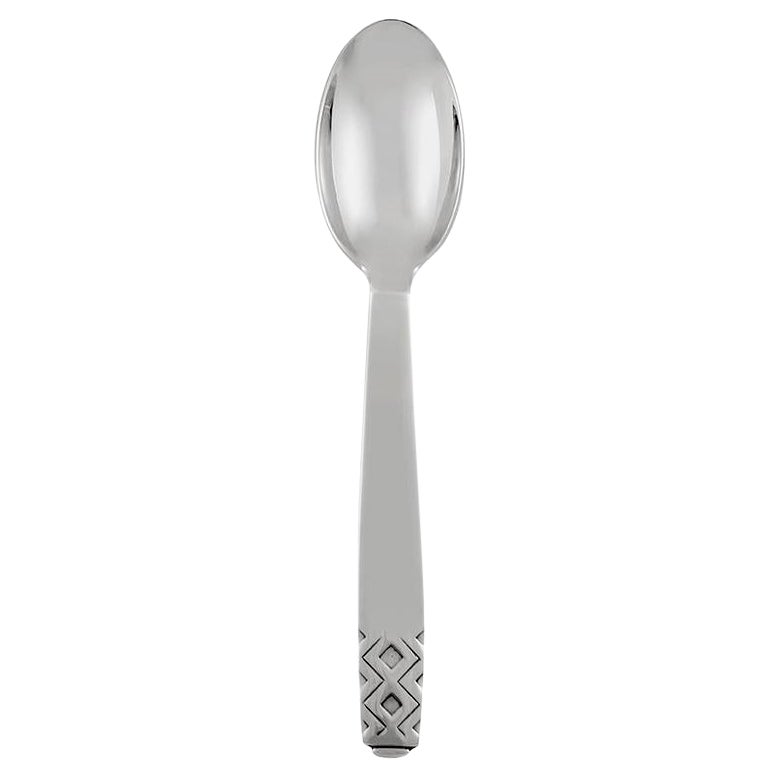 Petite cuillère à thé Mayan en argent sterling 033 de Georg Jensen en vente