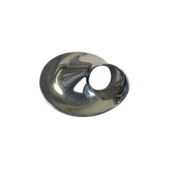 Georg Jensen Sterling Silver Möbius Brooch No 374, Large