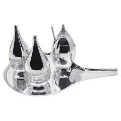Georg Jensen Sterling Silver Modern Cruet Set 996