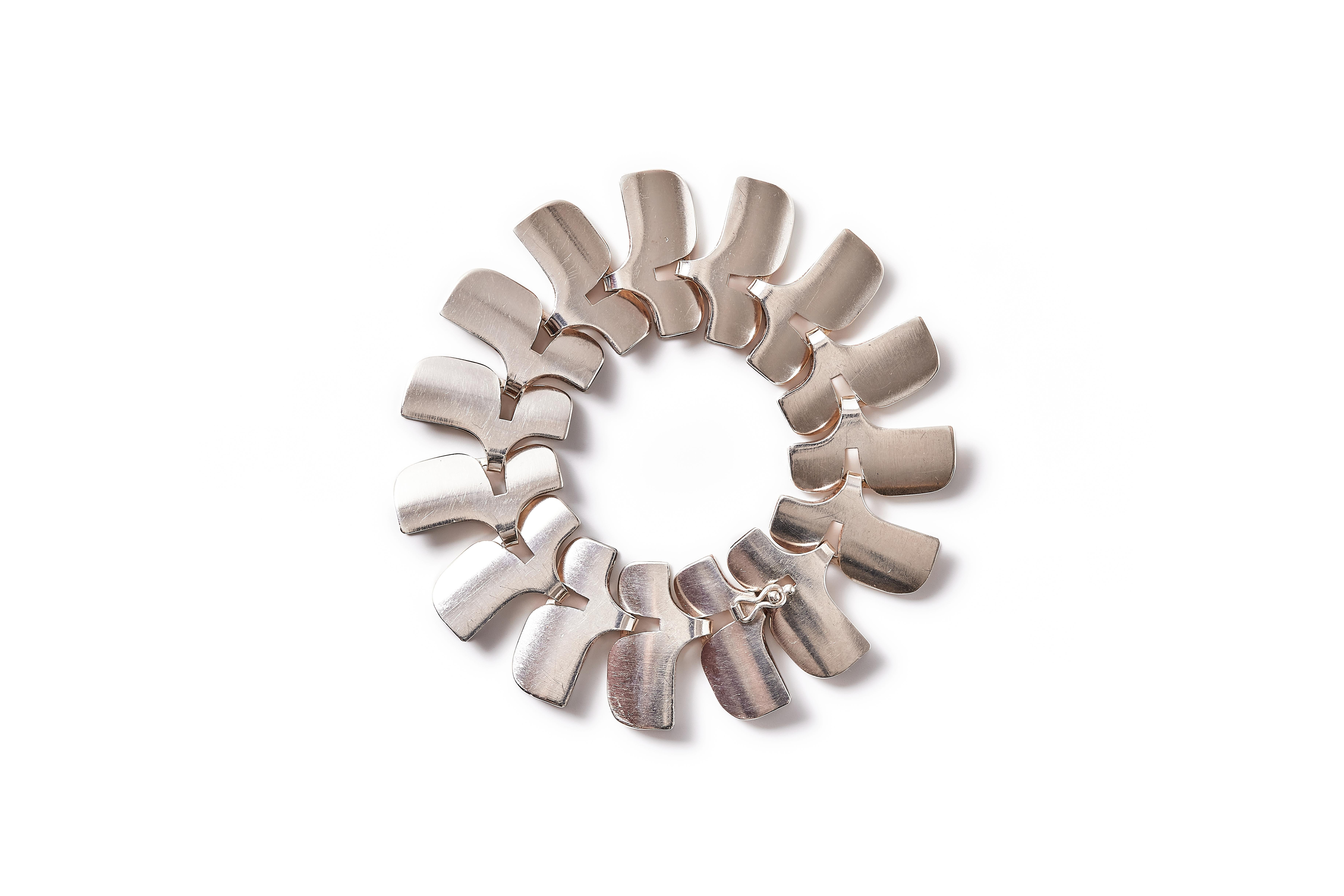 da uomo o donna Georg Jensen Bracciale Modernista in argento Sterling No. 149B in vendita