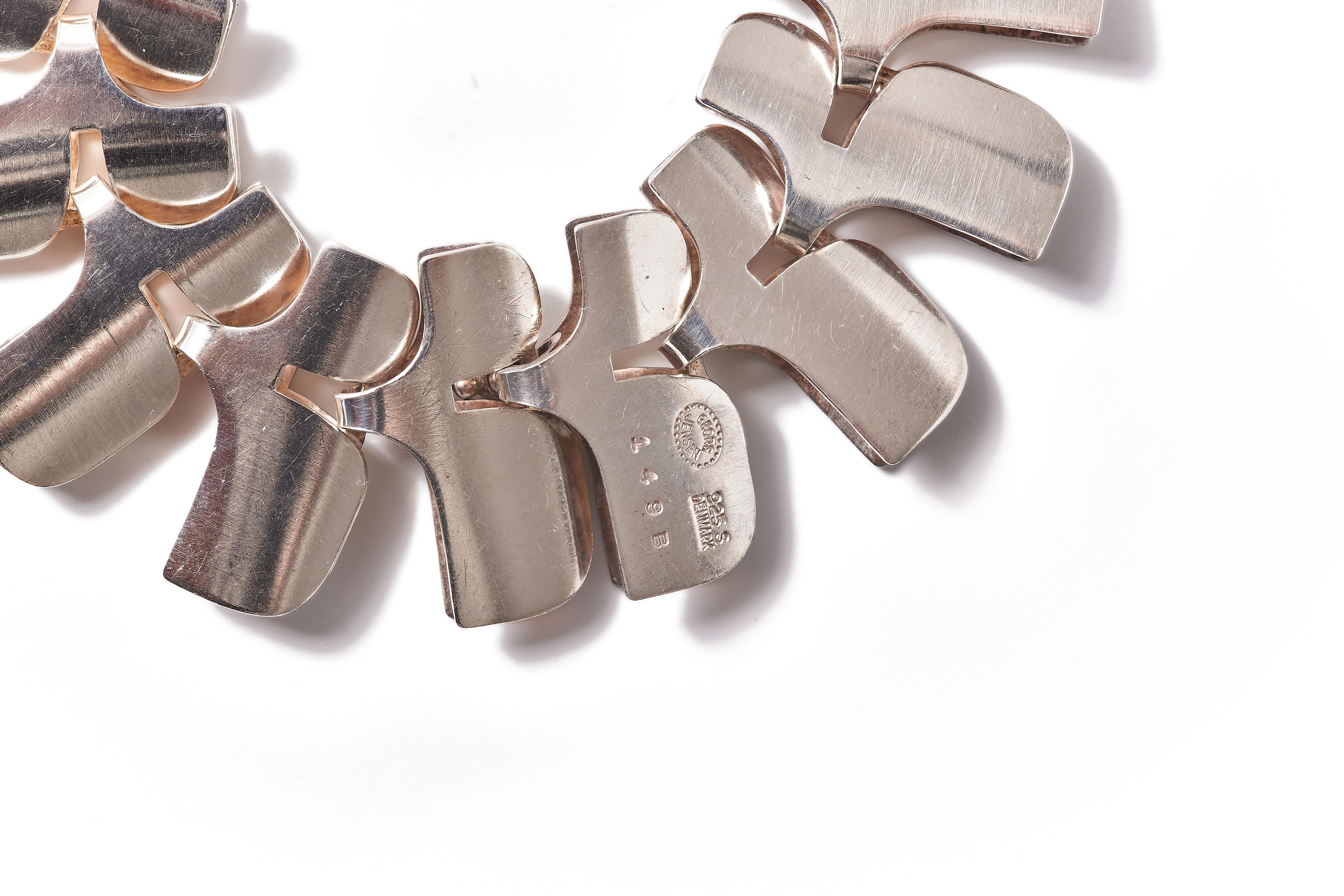 Georg Jensen Bracciale Modernista in argento Sterling No. 149B in vendita 1