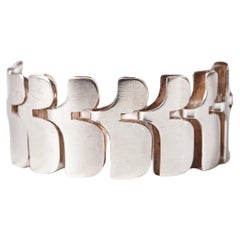 Vintage Georg Jensen Sterling Silver Modernist Bracelet No. 149B
