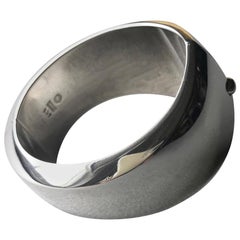 Georg Jensen Sterling Silver Modernist Cuff by Nanna Ditzel, No. 107