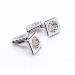 Georg Jensen Sterling Silver Modernist Cufflinks Model No. 59B