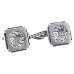 Georg Jensen Sterling Silver Modernist Cufflinks Model No. 59B