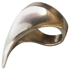 Georg Jensen Sterling Silver Modernist Ring by Hans Hansen  (Size 7.5)