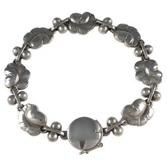 Vintage Georg Jensen Sterling Silver 'Moonlight Grapes' Bracelet #96