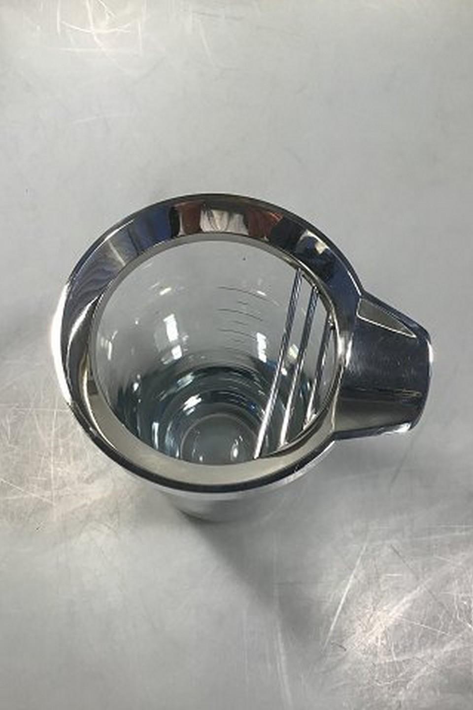 Georg Jensen Sterlingsilber-Cocktailglaskrug Nr. 1156, montiert (Moderne der Mitte des Jahrhunderts) im Angebot