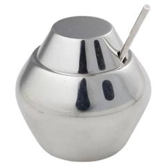 Georg Jensen Sterling Silver Mustard Pot 1020 by Ib Bluitgen