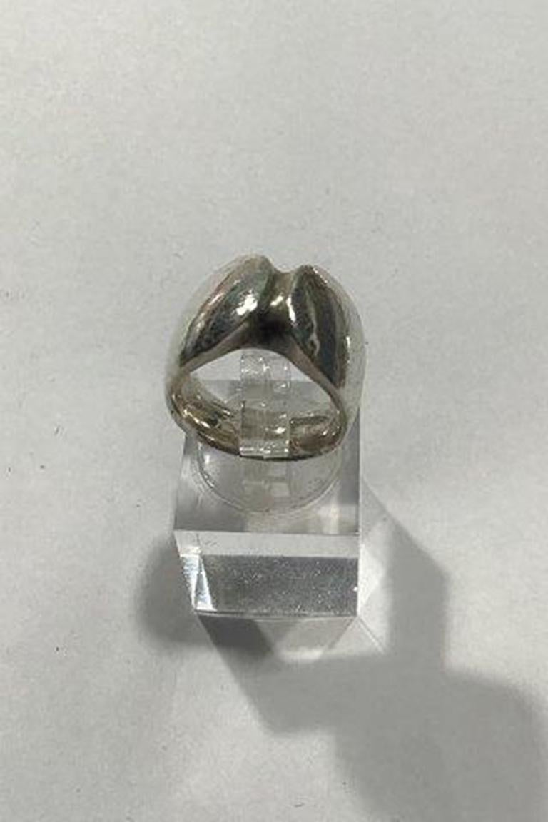 20th Century Georg Jensen Sterling Silver Nanna Ditzel Ring No. 100 For Sale