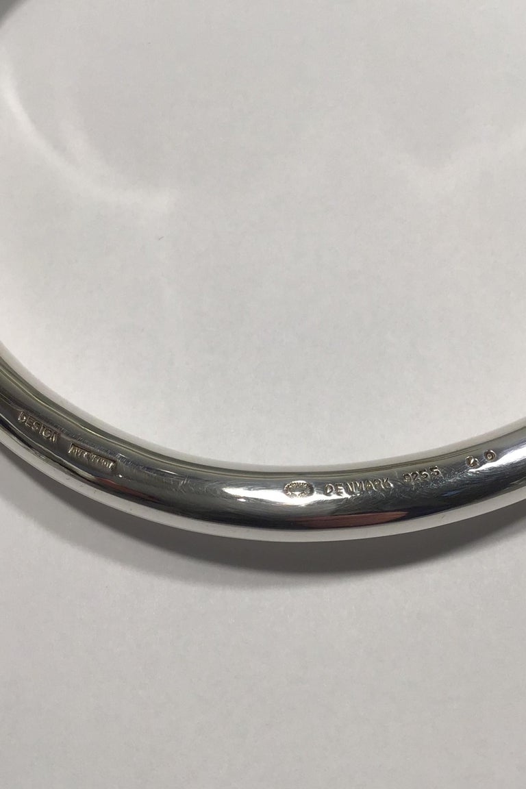 Georg Jensen Sterling Silver Neck Ring No 40 For Sale at 1stDibs