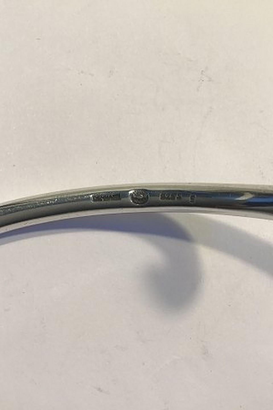 Modern Georg Jensen Sterling Silver Neck Ring No 9A For Sale