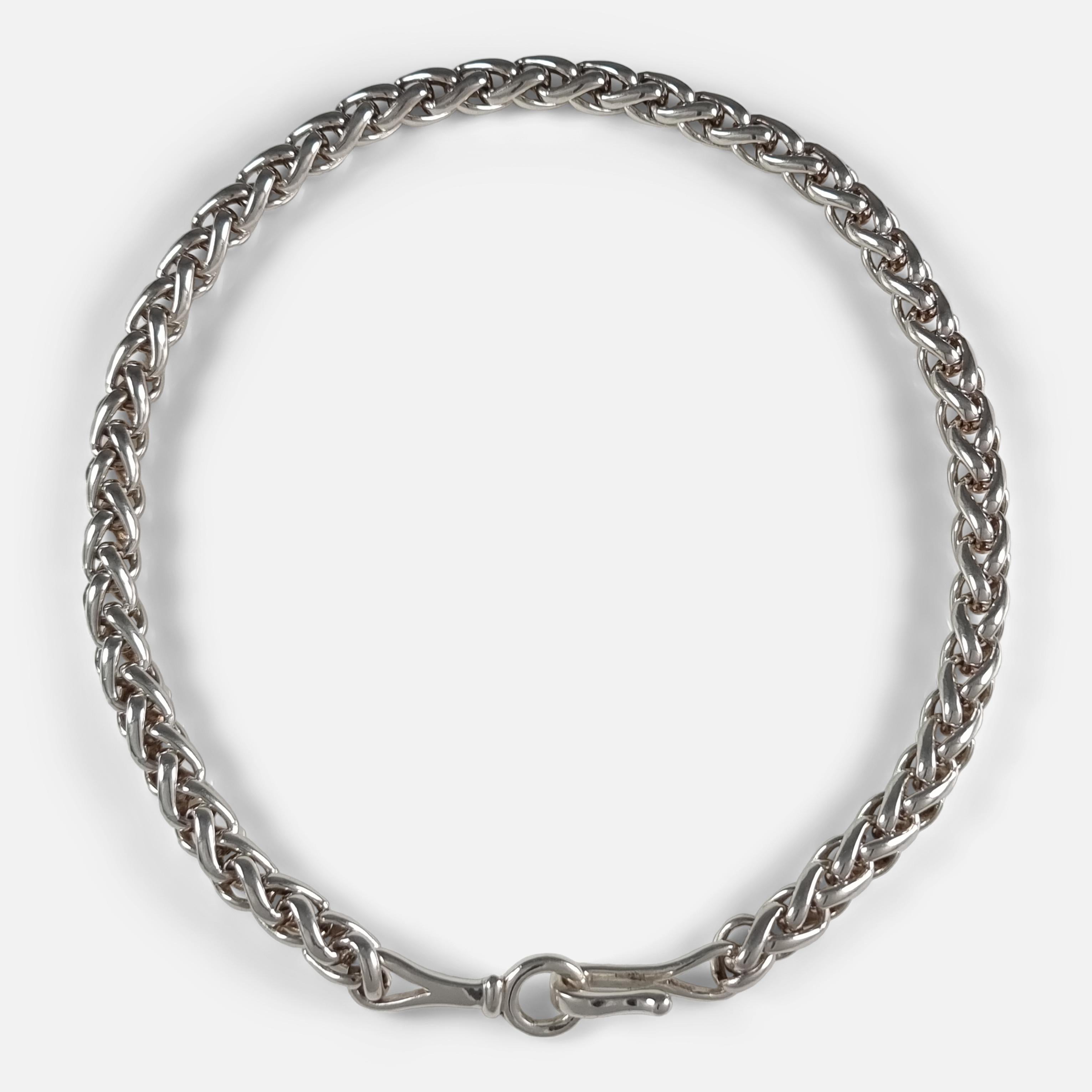 Women's or Men's Georg Jensen Sterling Silver Necklace #294, Torun Bulow Hube