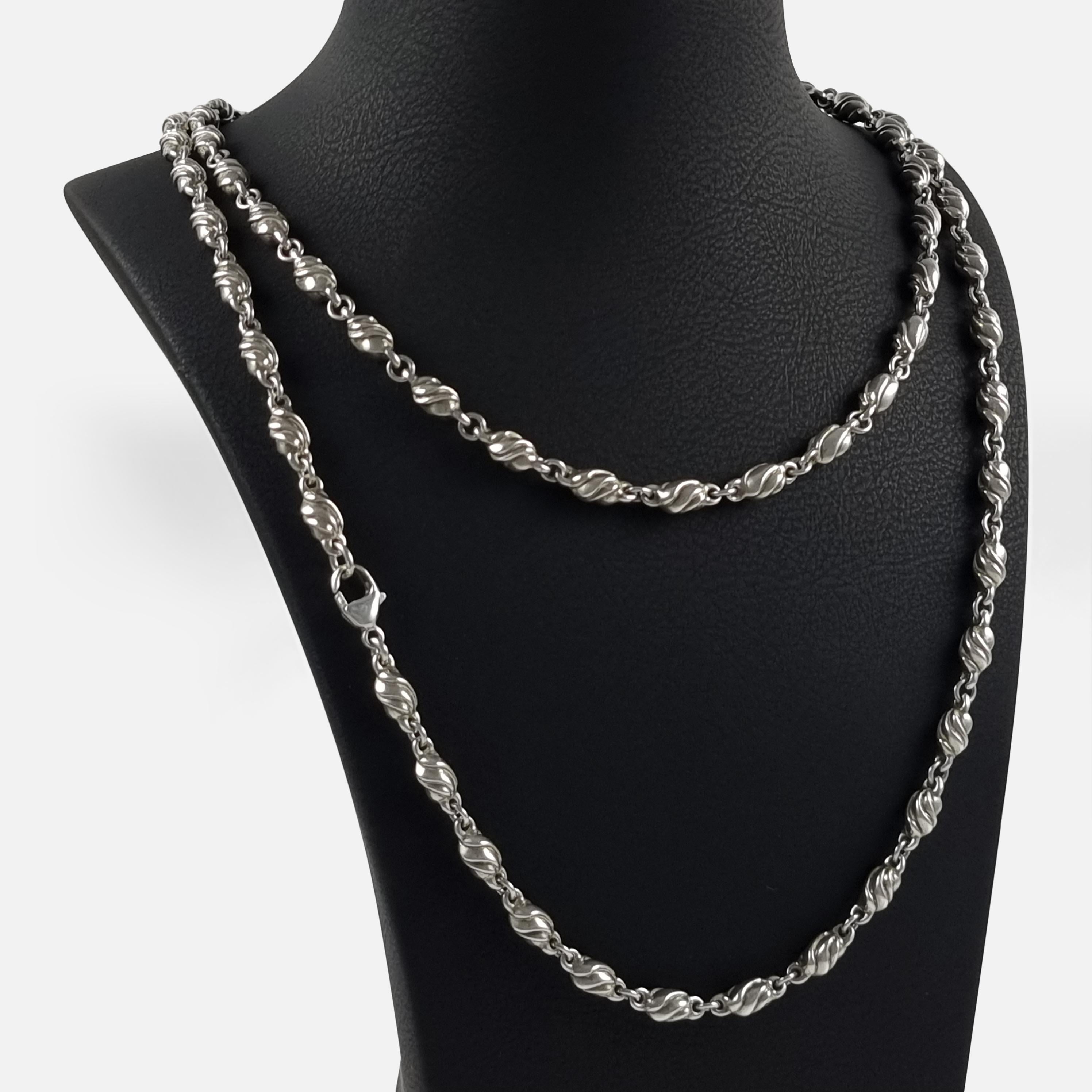 Georg Jensen Sterling Silver Necklace, #383 2