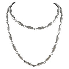 Georg Jensen Sterling Silver Necklace, #391, Lene Munthe