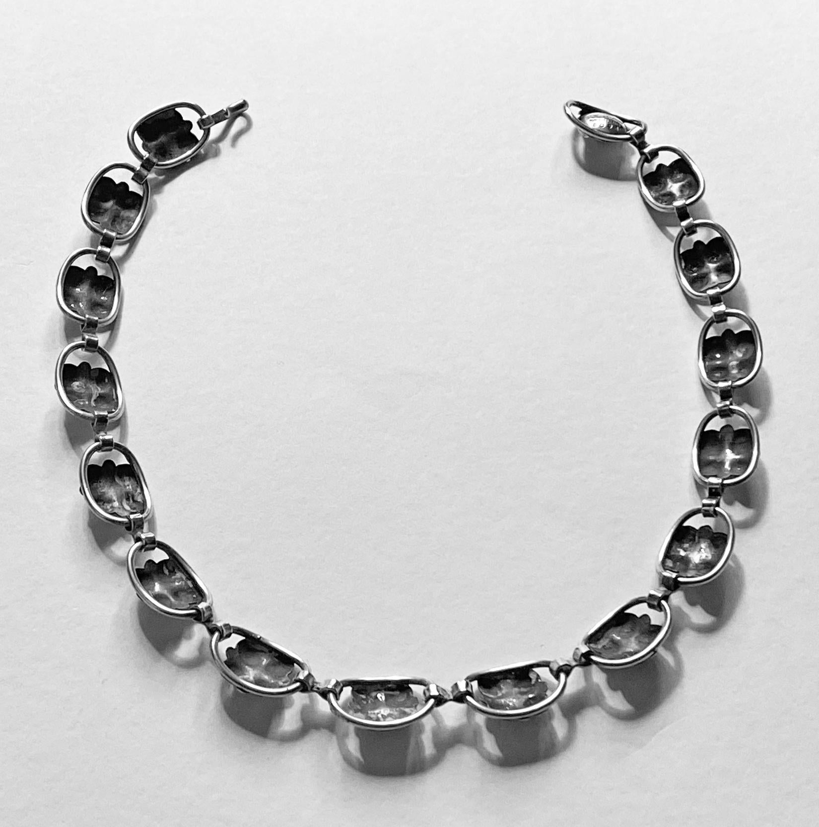 Georg Jensen Sterling Silver Necklace, American, C.1940 In Good Condition In Toronto, ON