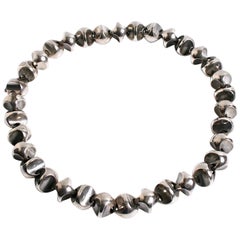 Georg Jensen Collar de plata de ley Diseñado por Flemming Eskildsen 125