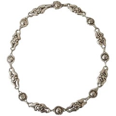 Georg Jensen Sterling Silver Necklace No 10