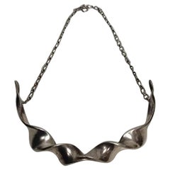 Georg Jensen Collar de plata de ley nº 335