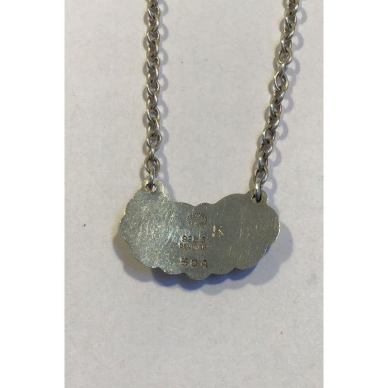 Georg Jensen Sterlingsilber-Halskette Nr. 50A im Zustand „Gut“ im Angebot in Copenhagen, DK