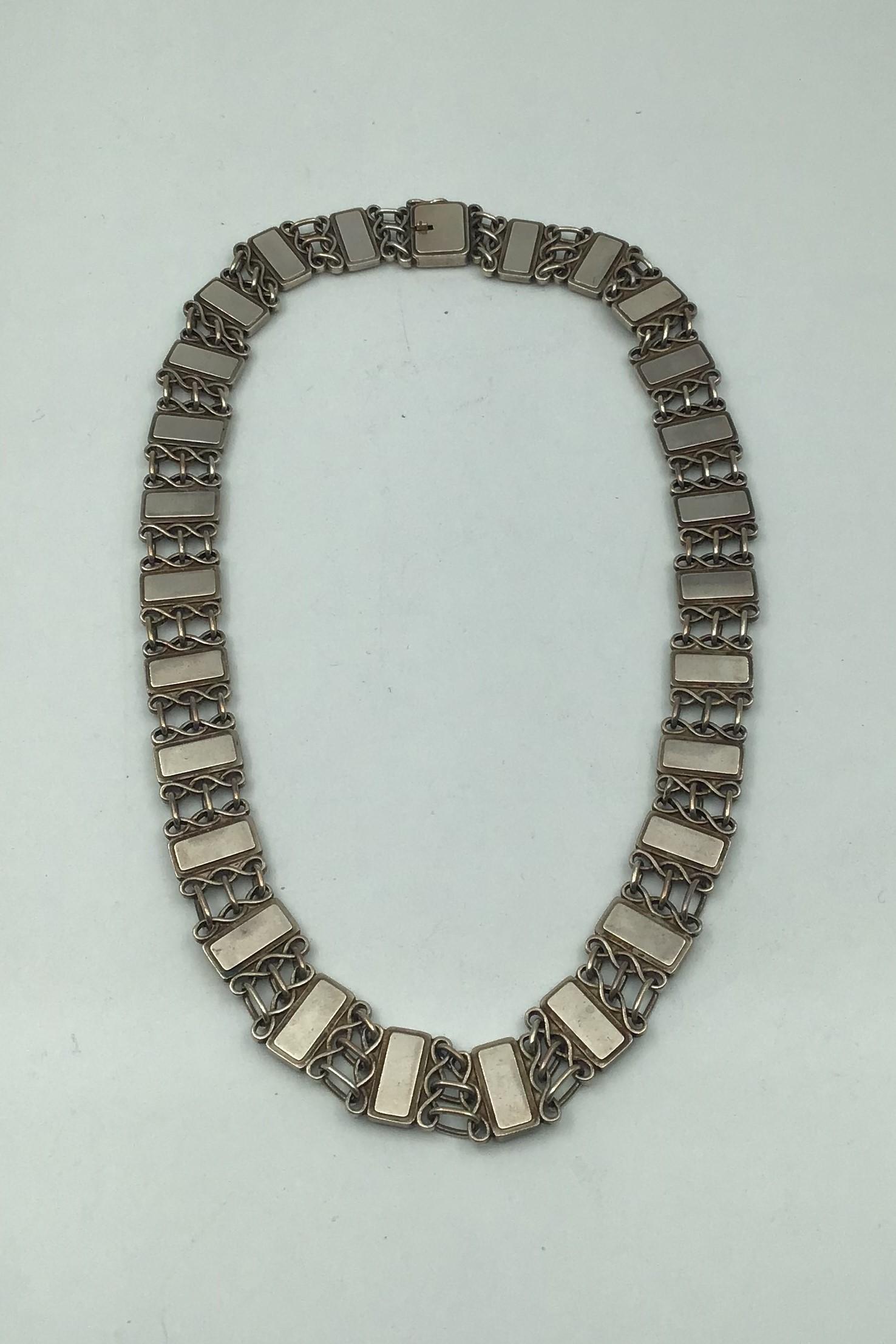 Georg Jensen Sterlingsilber-Halskette Nr. 63 im Zustand „Gut“ im Angebot in Copenhagen, DK