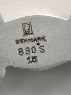 Georg Jensen, Sterlingsilber-Halskette mit Lapislazuli Nr. 15