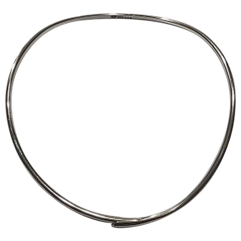 Georg Jensen Sterling Silver Neckring No A3B For Sale