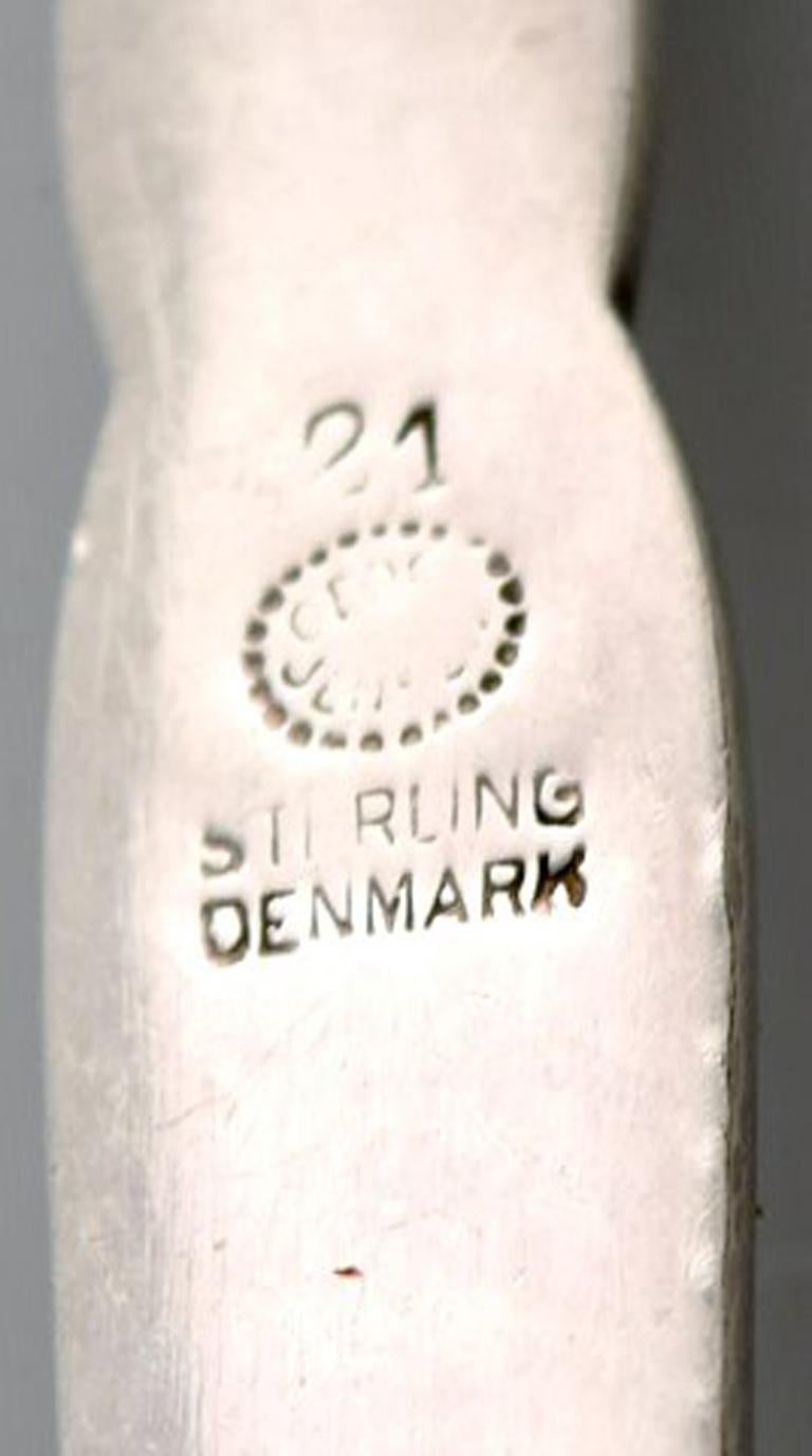 Danish Georg Jensen Sterling Silver Nr. 21, Marmalade Spoon. 