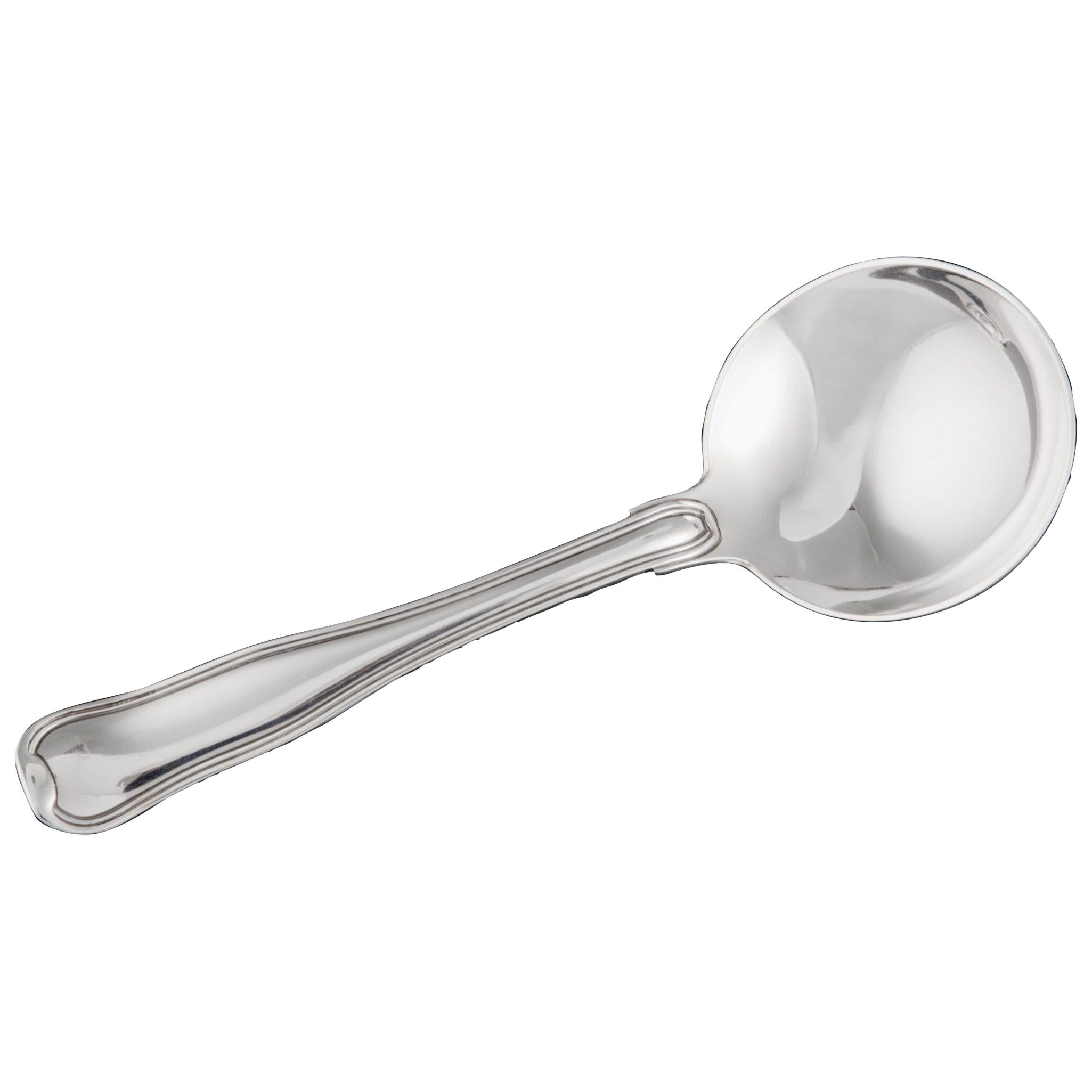 Old Danish Bouillon-Löffel 053 aus Sterlingsilber von Georg Jensen