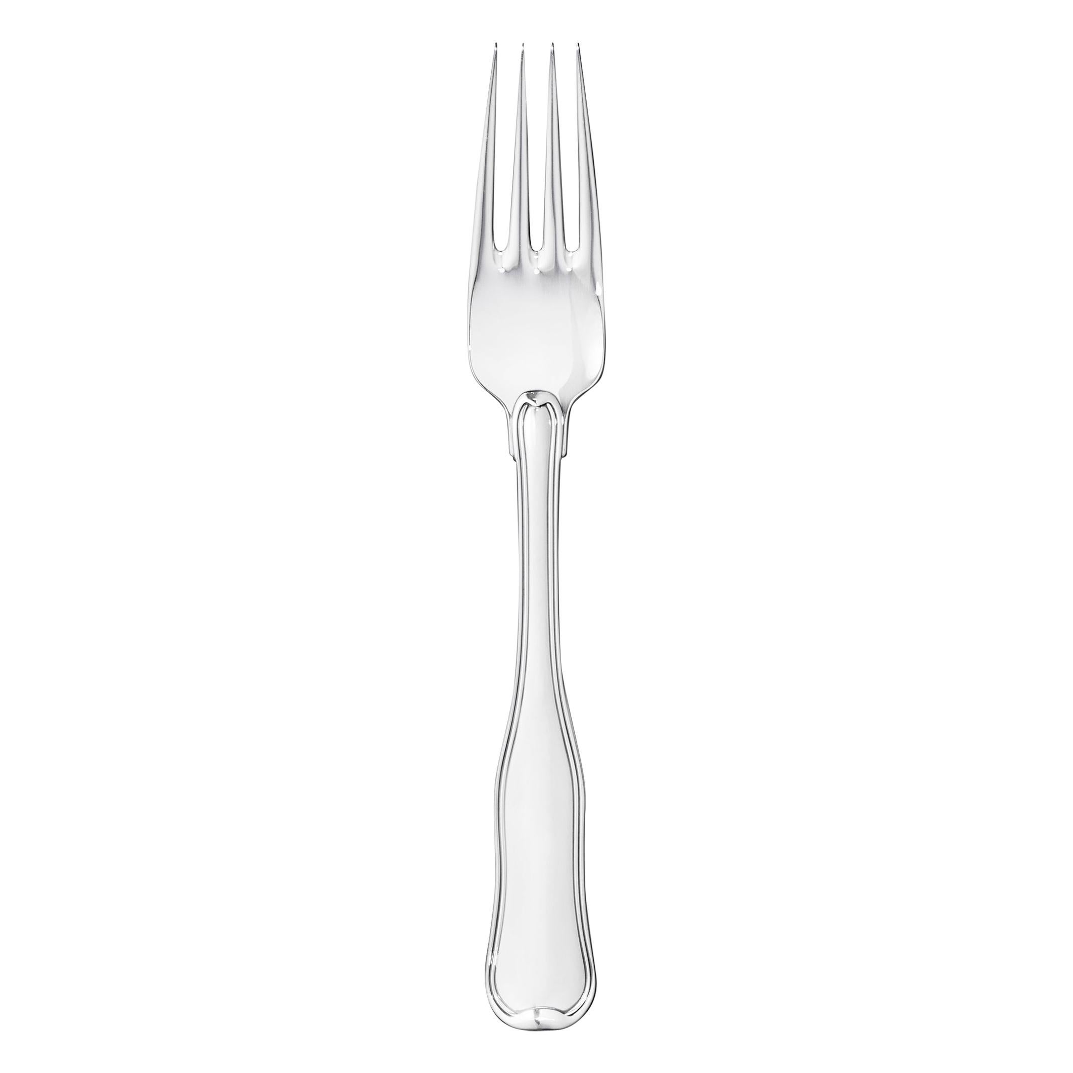 Georg Jensen Sterling Silver Old Danish Dinner Fork by Harald Nielsen For Sale