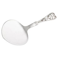 Serveur à pâtisserie ornemental en argent sterling Georg Jensen, motif 83