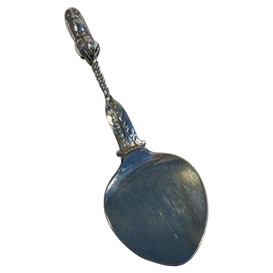 Georg Jensen Sterlingsilber Ornamental Server Nr. 39 Eule im Angebot