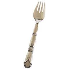 Georg Jensen Sterling Silver Ornamental Serving Fork No. 57
