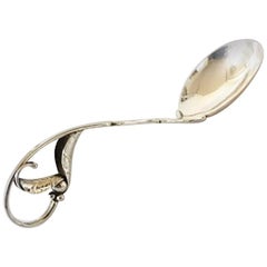 Georg Jensen Sterling Silver Ornamental Serving Spoon #141