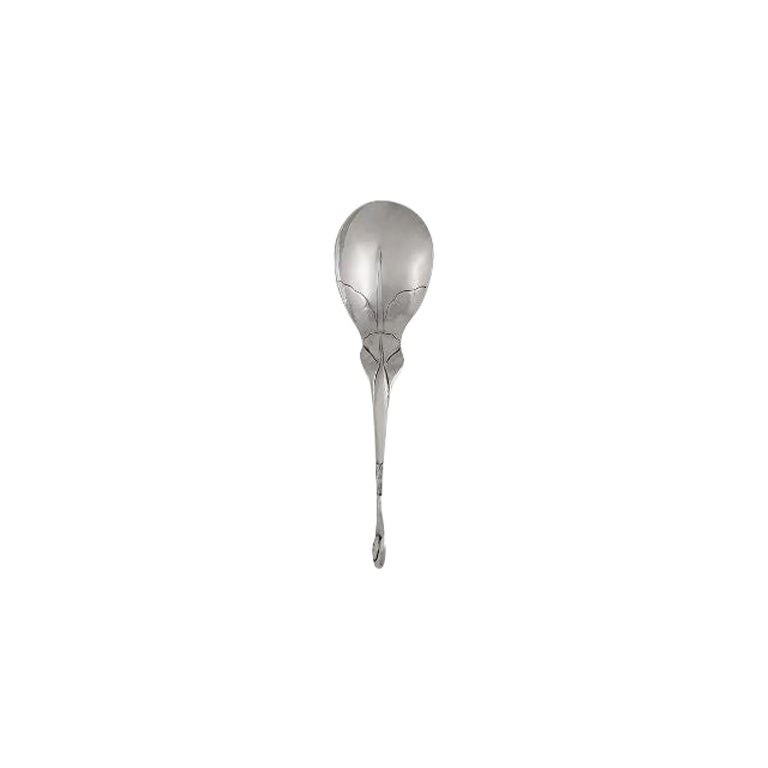 Cuillère de service ornementale Georg Jensen en argent sterling, design 50