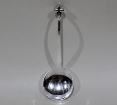 Georg Jensen Sterling Silver Ornamental Serving Spoon