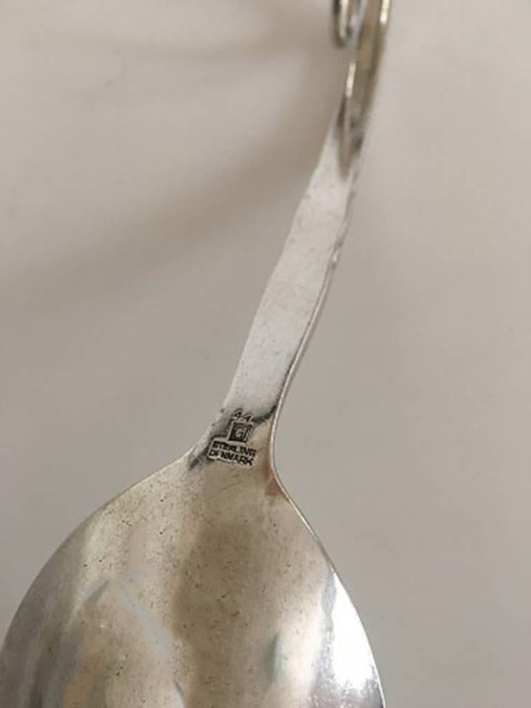 Art Nouveau Georg Jensen Sterling Silver Ornamental Spoon #41 For Sale