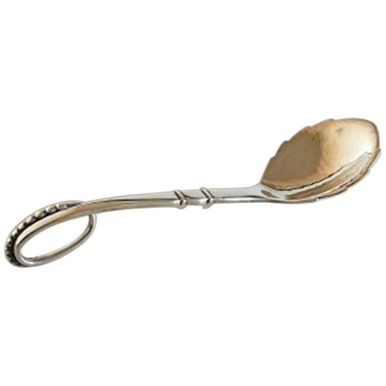 Georg Jensen Sterling Silver Ornamental Spoon #41 For Sale