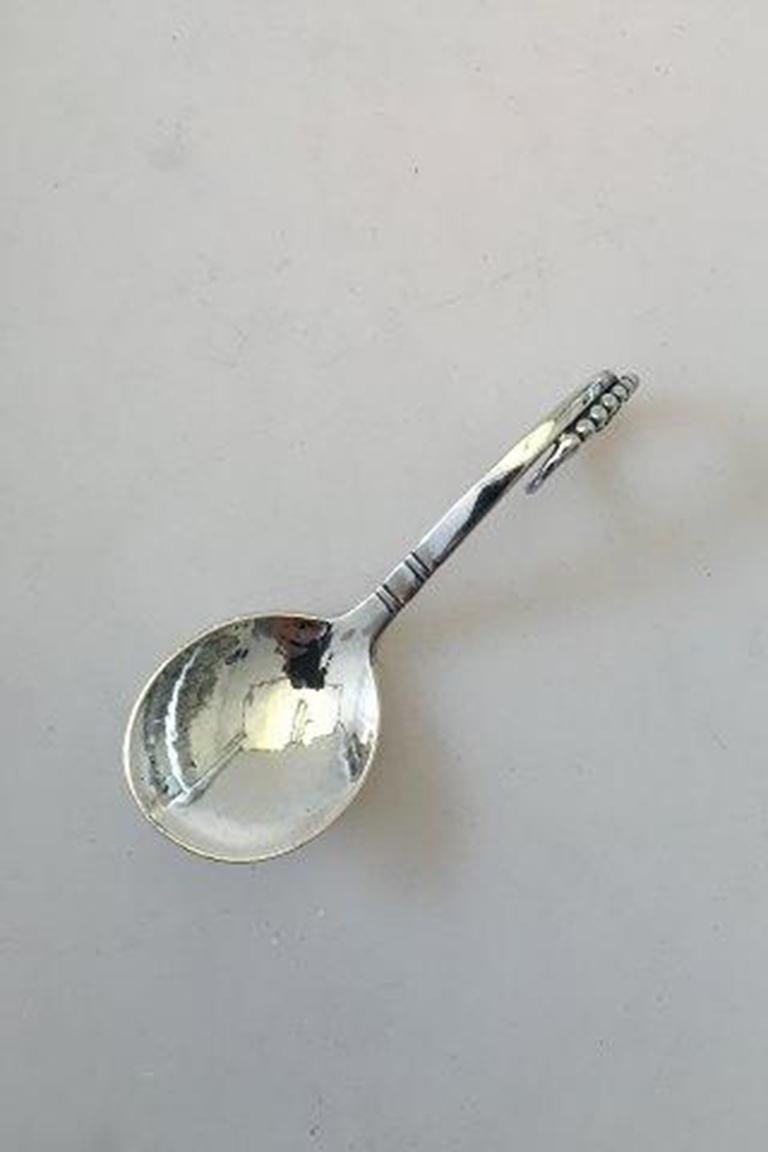 Georg Jensen sterling silver ornamental spoon no 41.

Measures 9.5 cm / 3 1/2