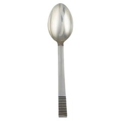 Georg Jensen Sterling Silver Parallel Dessert Spoon 021A